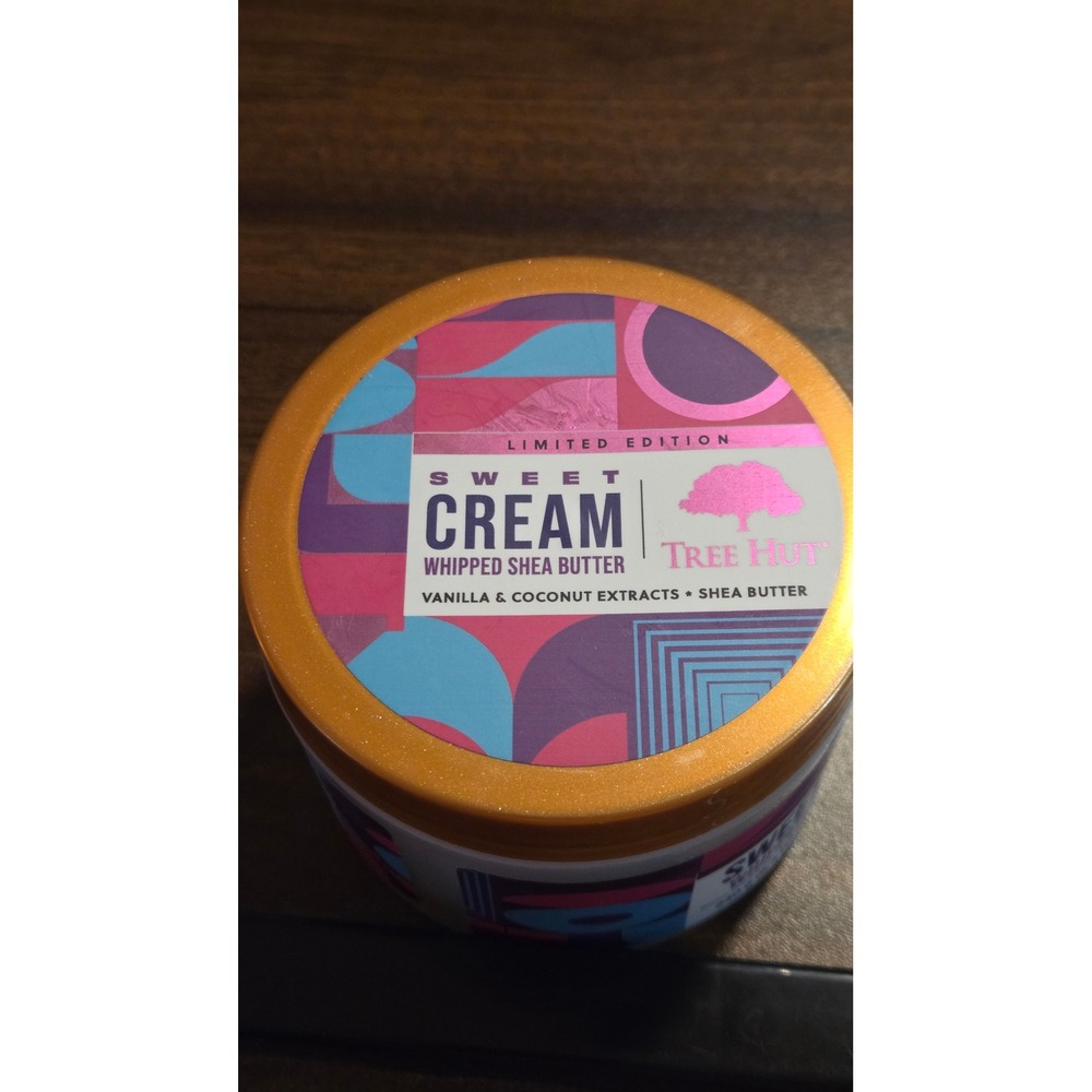 Tree Hut Sweet Cream Whipped Shea Butter 8.4oz Limited Edition Vanilla Coconut